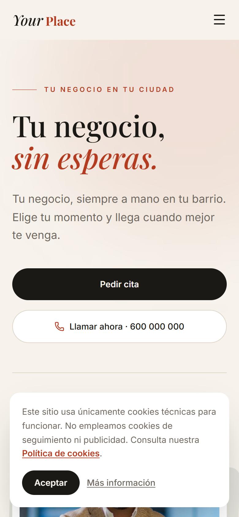 Your Place — Bright - La portada, lo primero que ve tu cliente