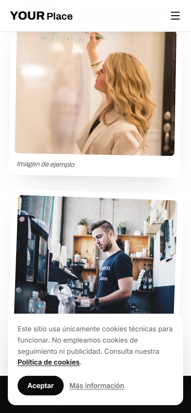 Your Place — Minimal - Tus servicios y precios, sin salir de la pantalla