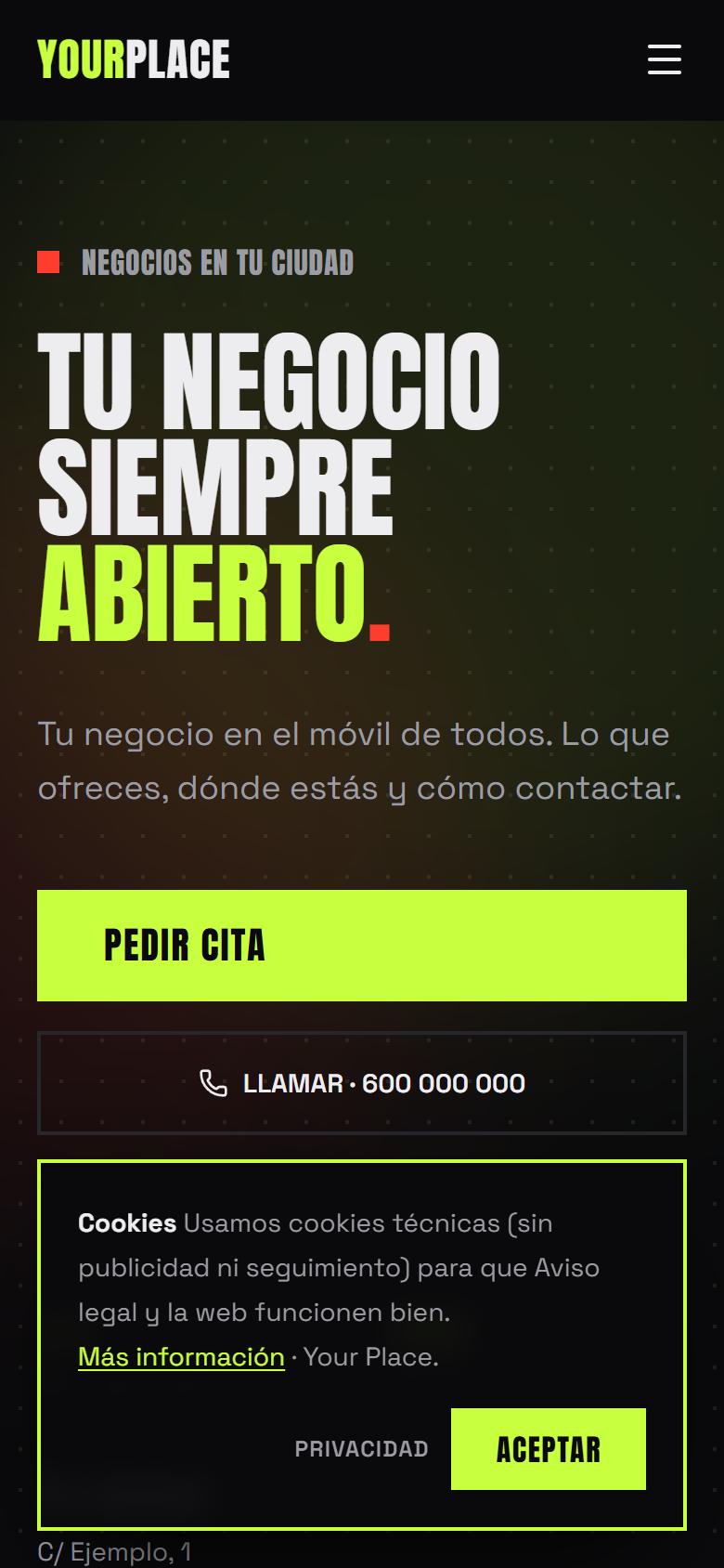 Your Place — Urban - La portada, lo primero que ve tu cliente