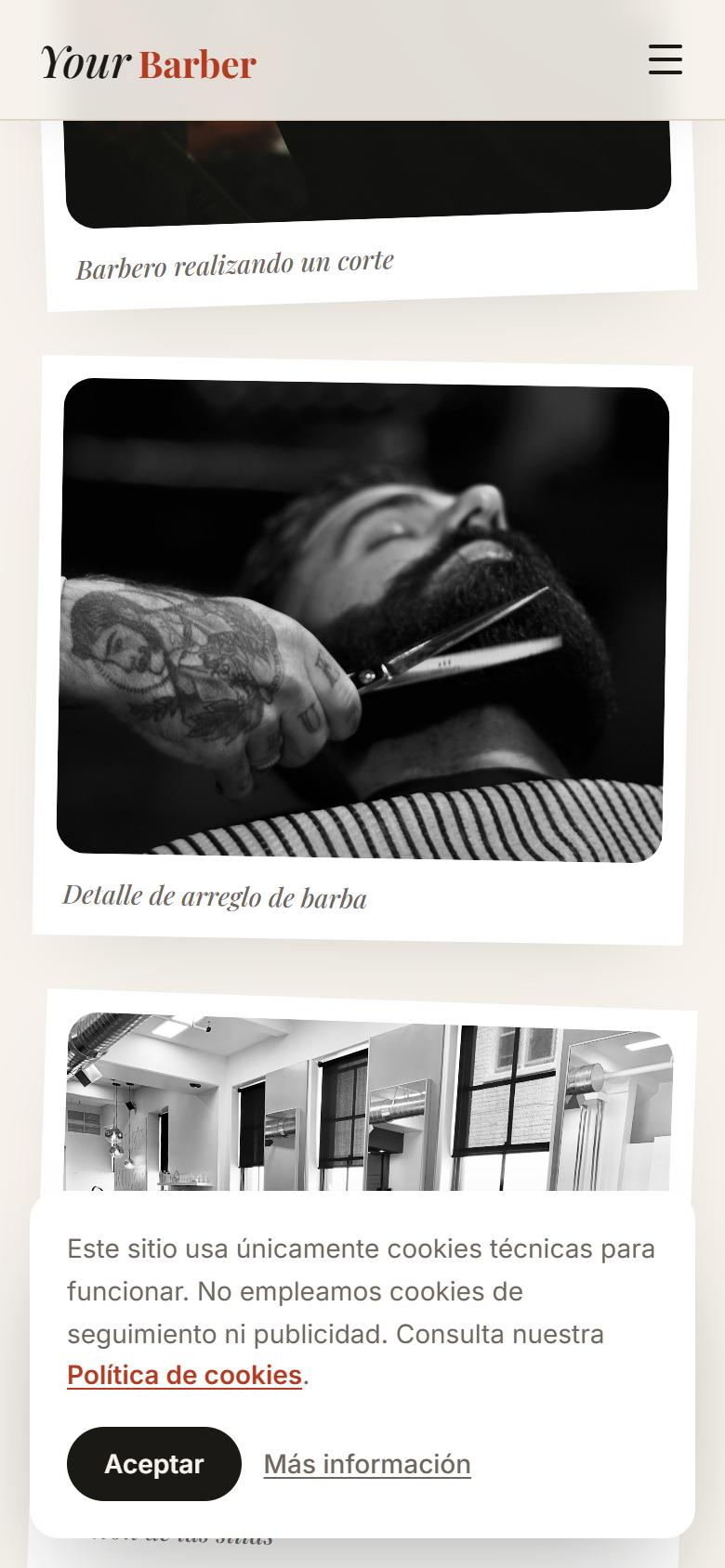 Your Barber — Bright - Tus servicios y precios, sin salir de la pantalla