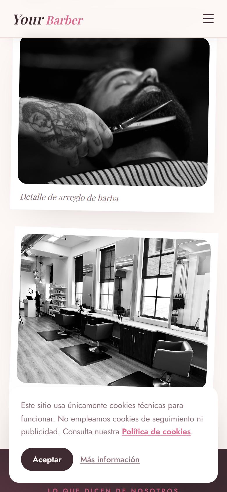 Your Barber — Donna - Tus servicios y precios, sin salir de la pantalla