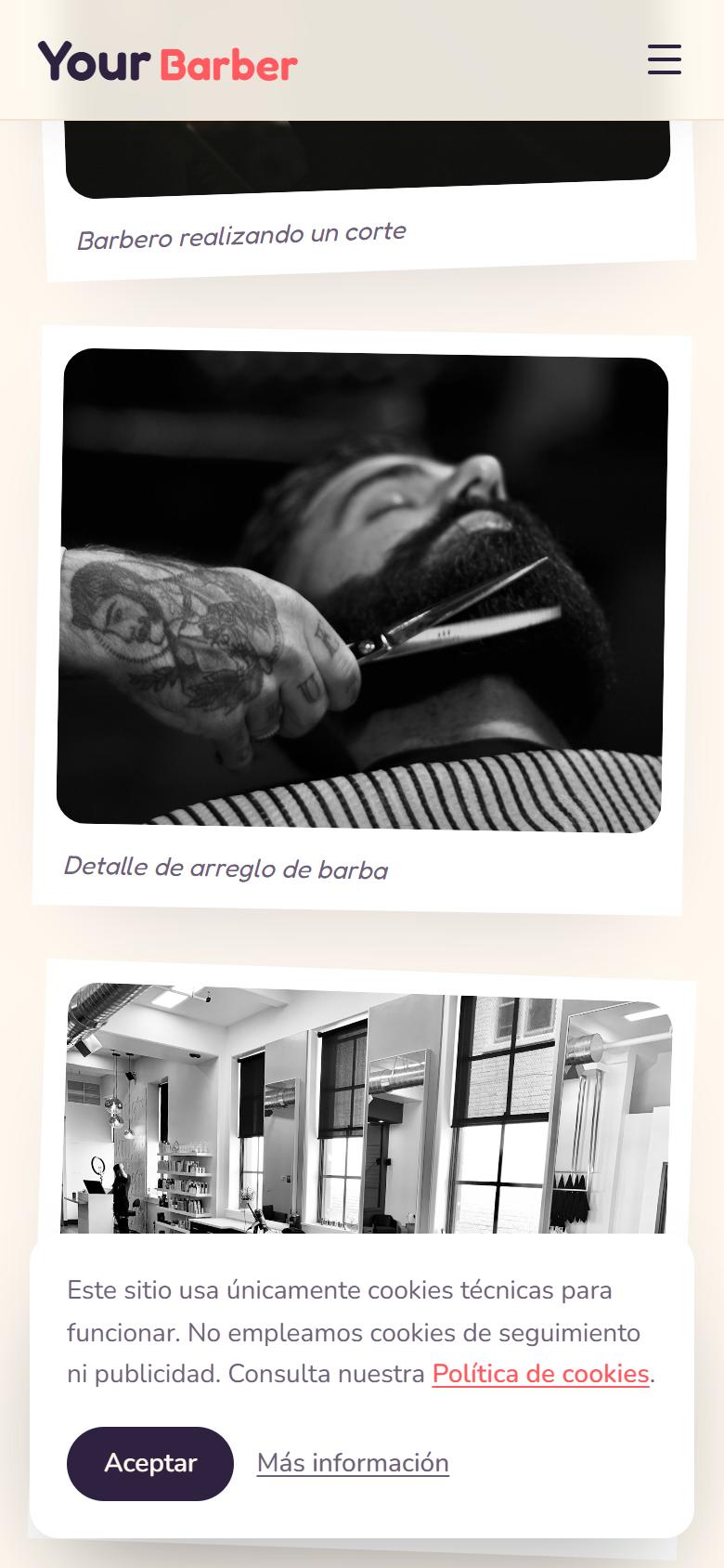 Your Barber — Playful - Tus servicios y precios, sin salir de la pantalla