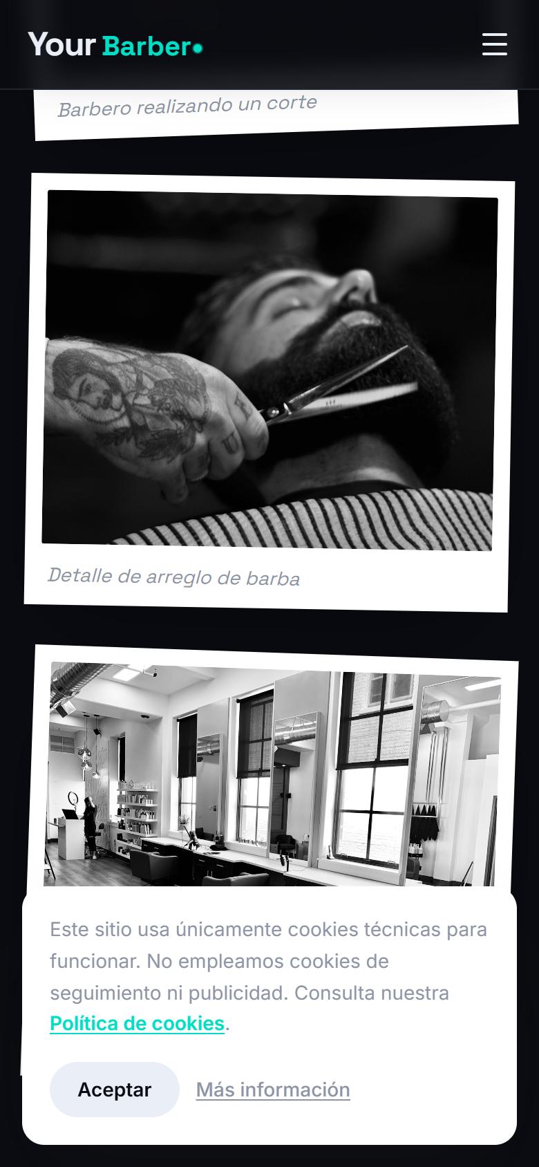 Your Barber — Tech - Tus servicios y precios, sin salir de la pantalla