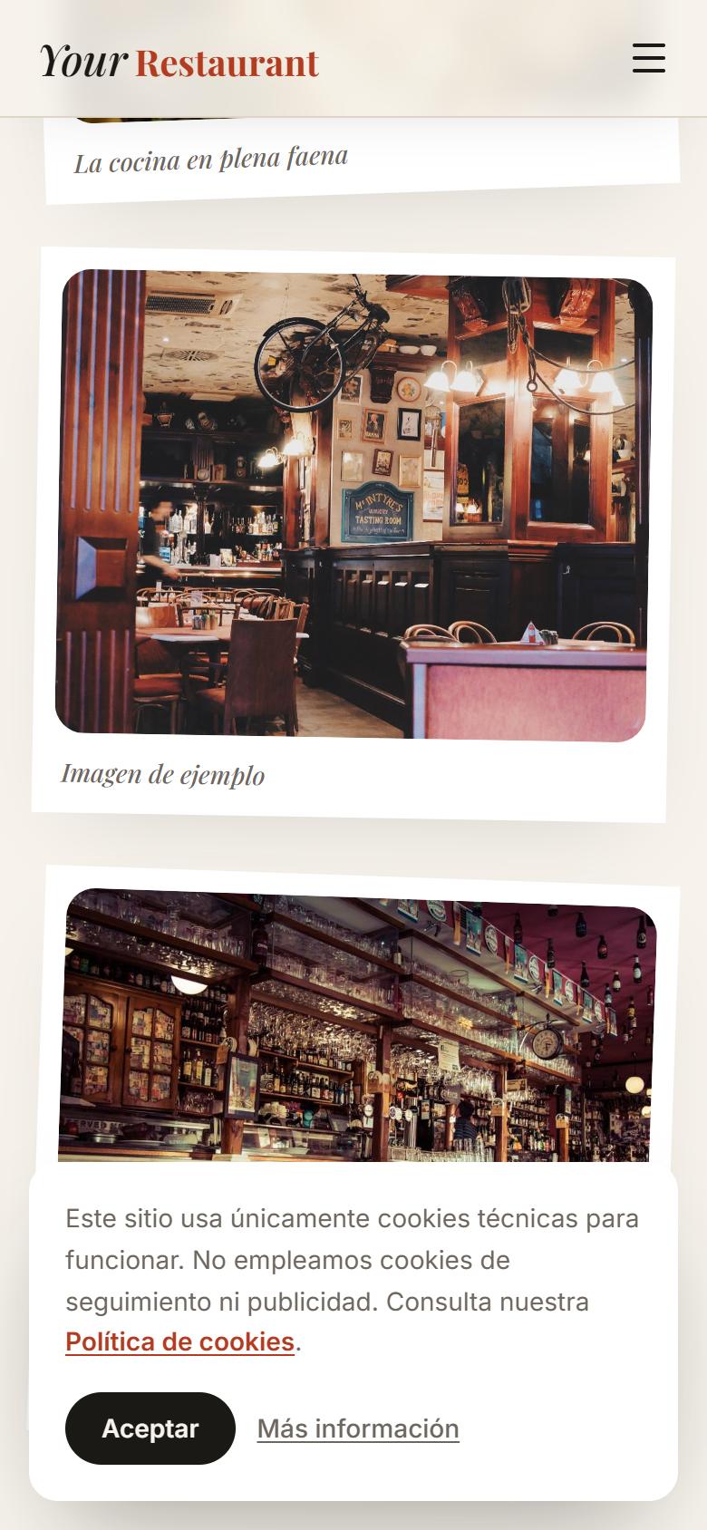 Your Restaurant — Bright - Tus servicios y precios, sin salir de la pantalla