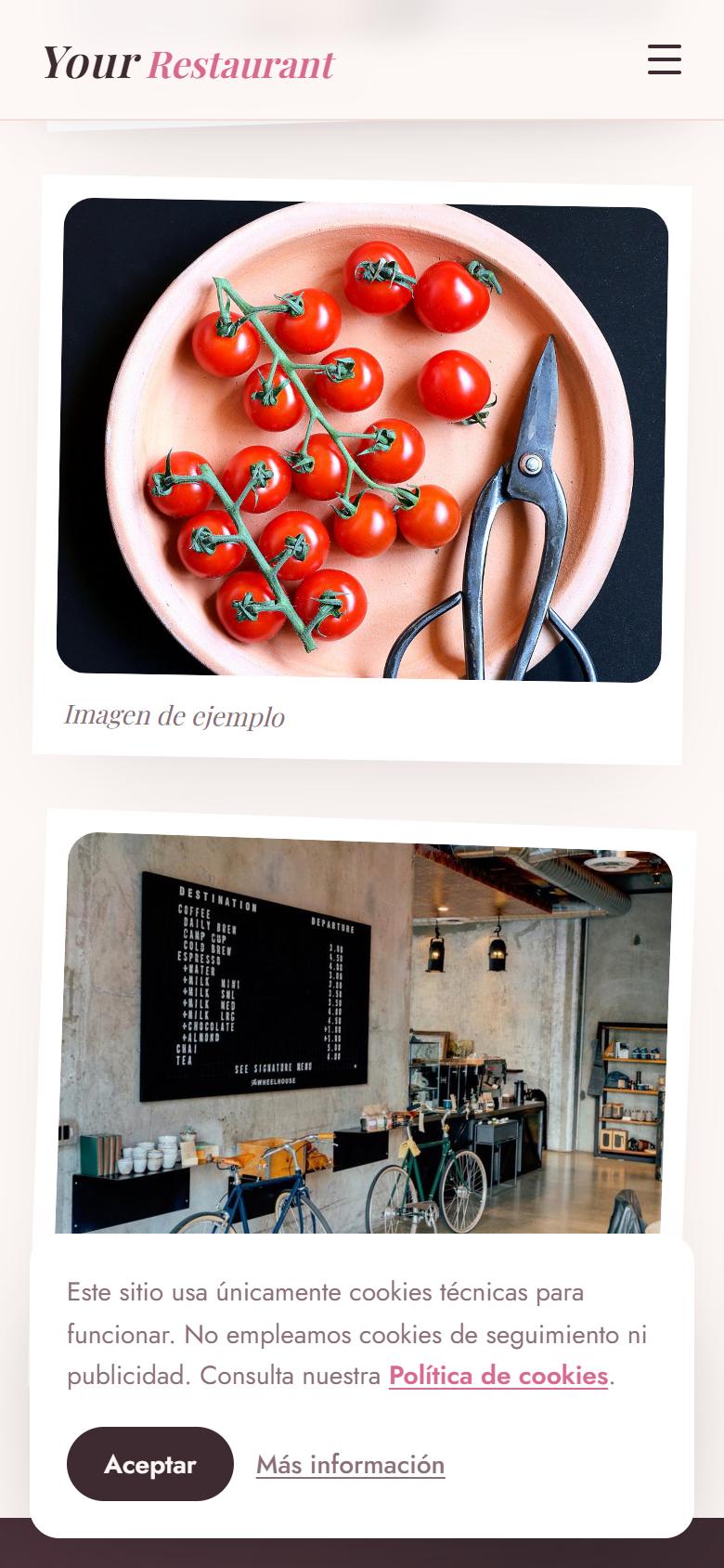Your Restaurant — Donna - Tus servicios y precios, sin salir de la pantalla