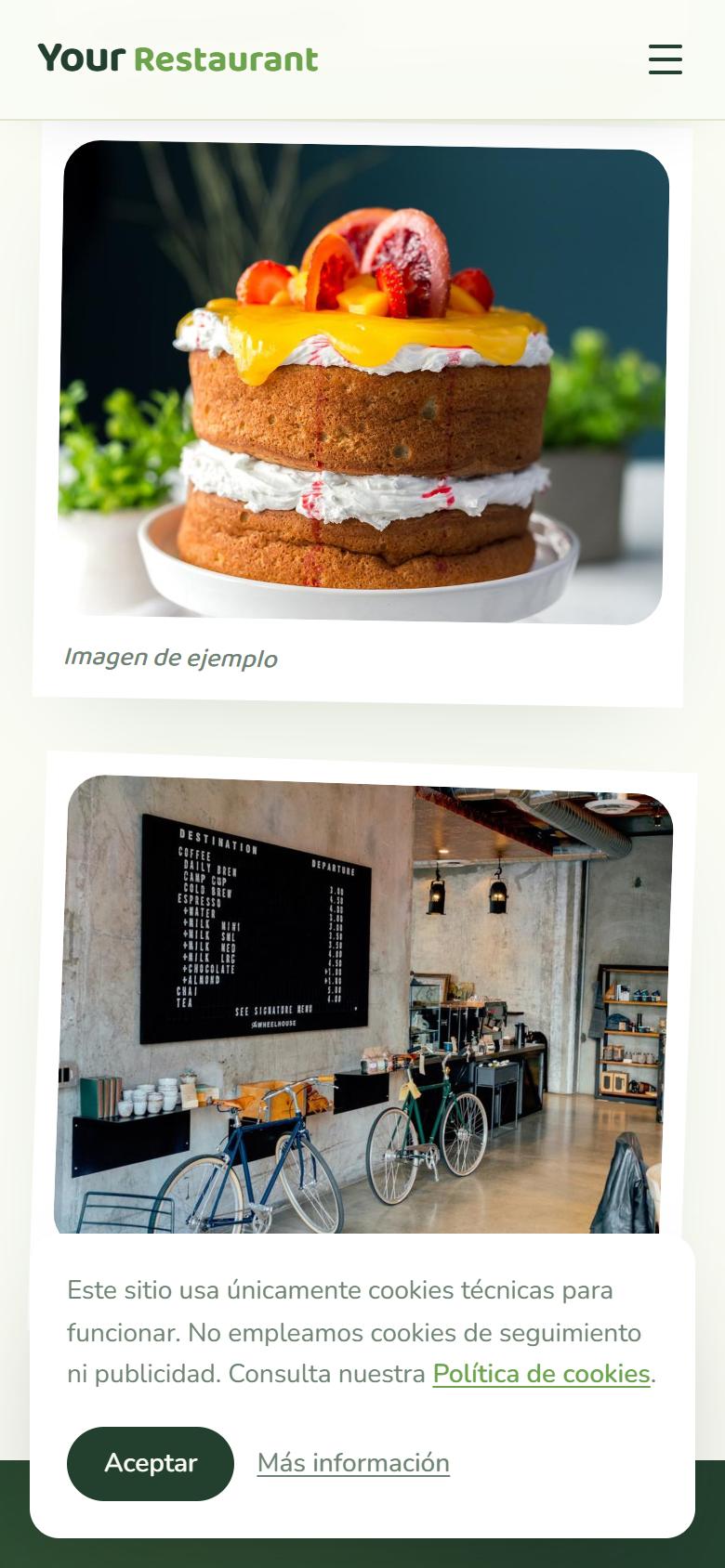 Your Restaurant — Fresh - Tus servicios y precios, sin salir de la pantalla