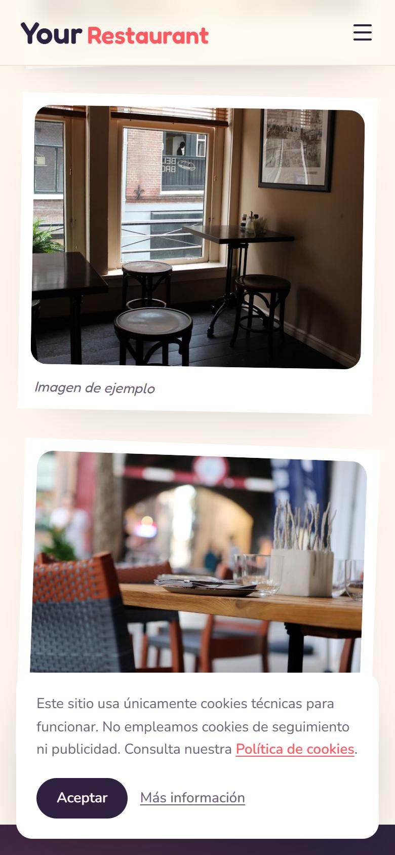 Your Restaurant — Playful - Tus servicios y precios, sin salir de la pantalla