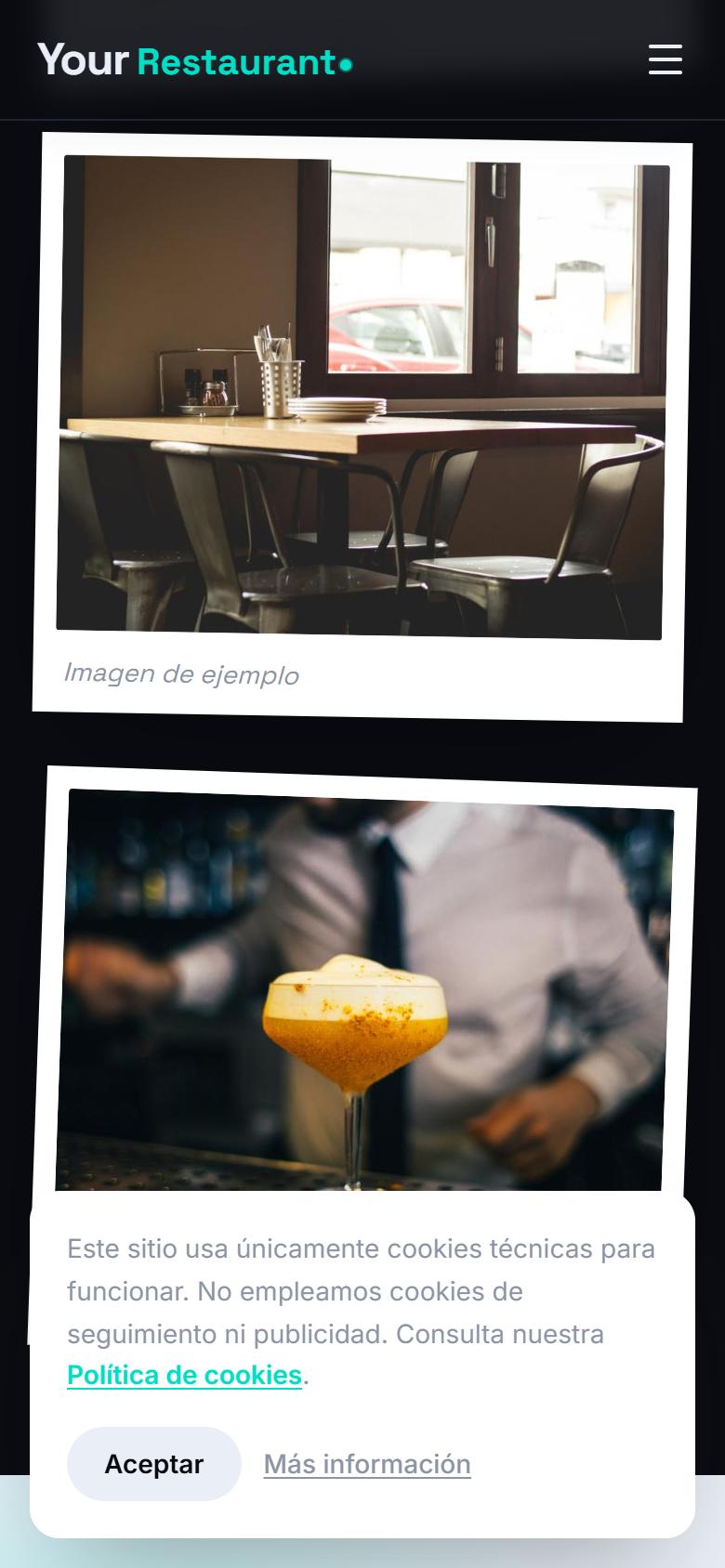 Your Restaurant — Tech - Tus servicios y precios, sin salir de la pantalla