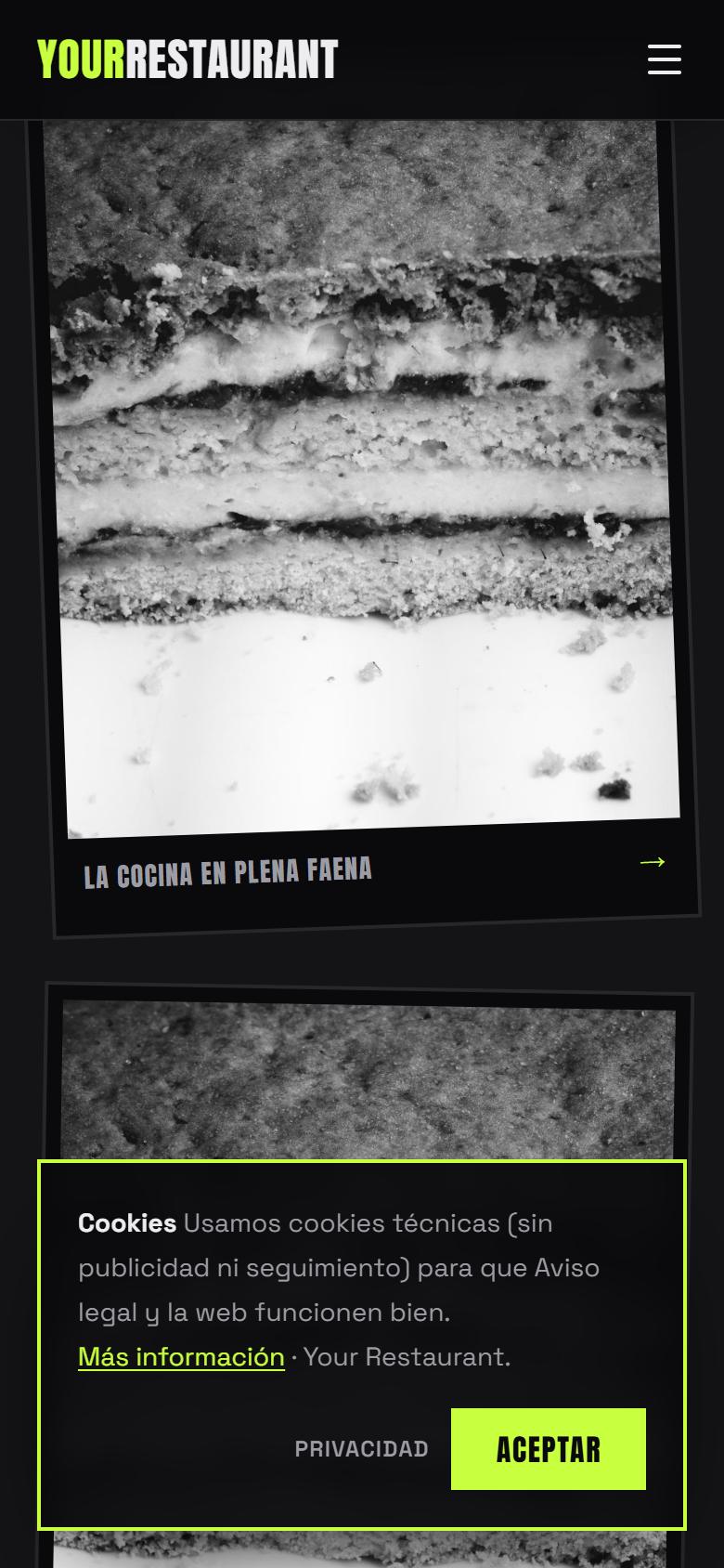 Your Restaurant — Urban - Tus servicios y precios, sin salir de la pantalla